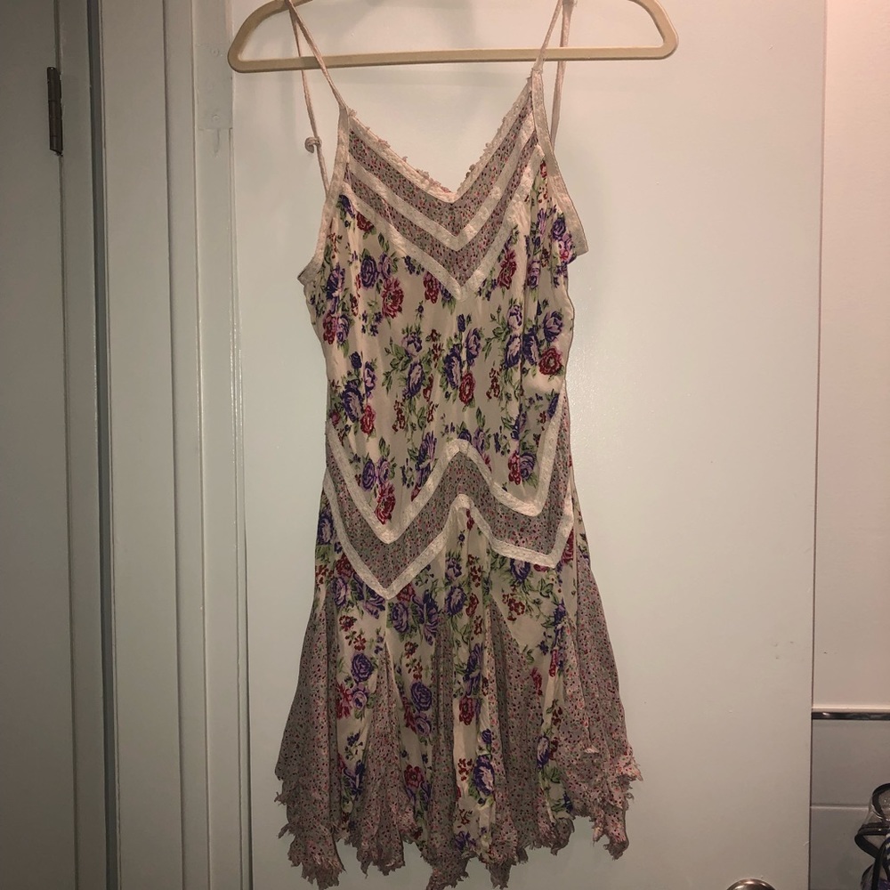 Free people floral slip dress